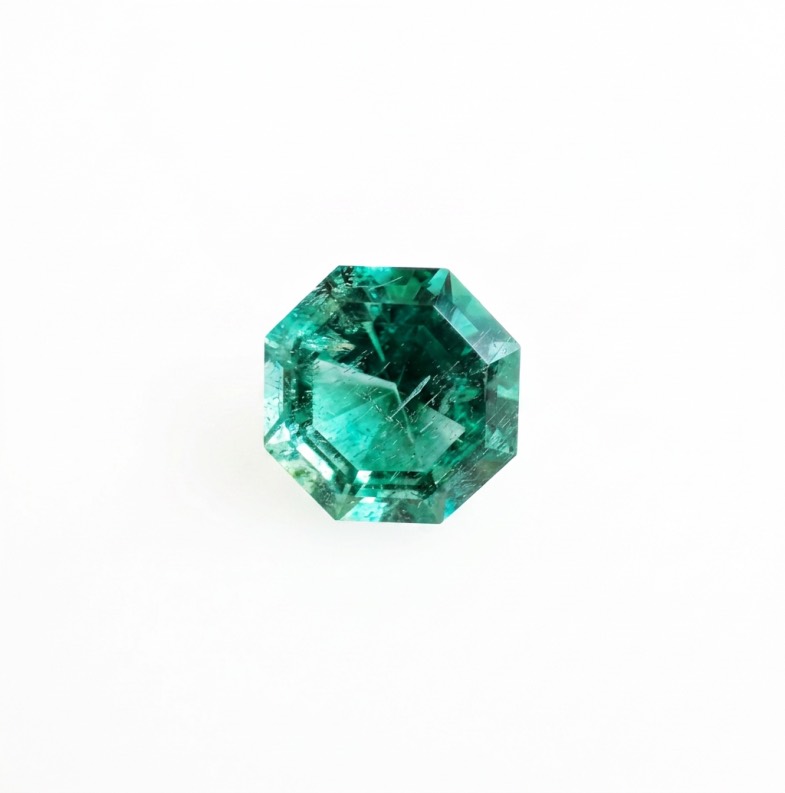 Emerald, octagon cut